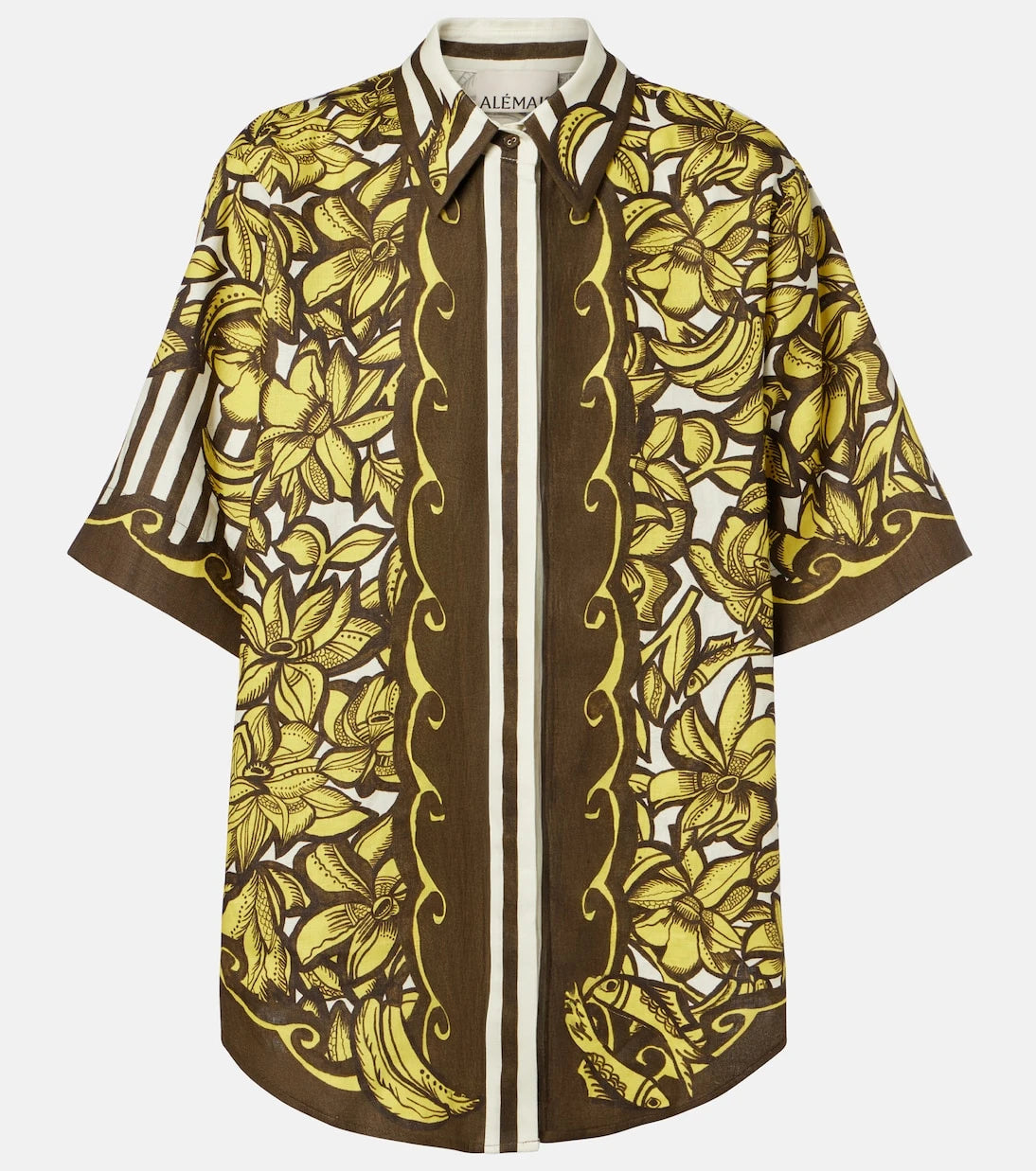Alémais - Mona floral hemp shirt