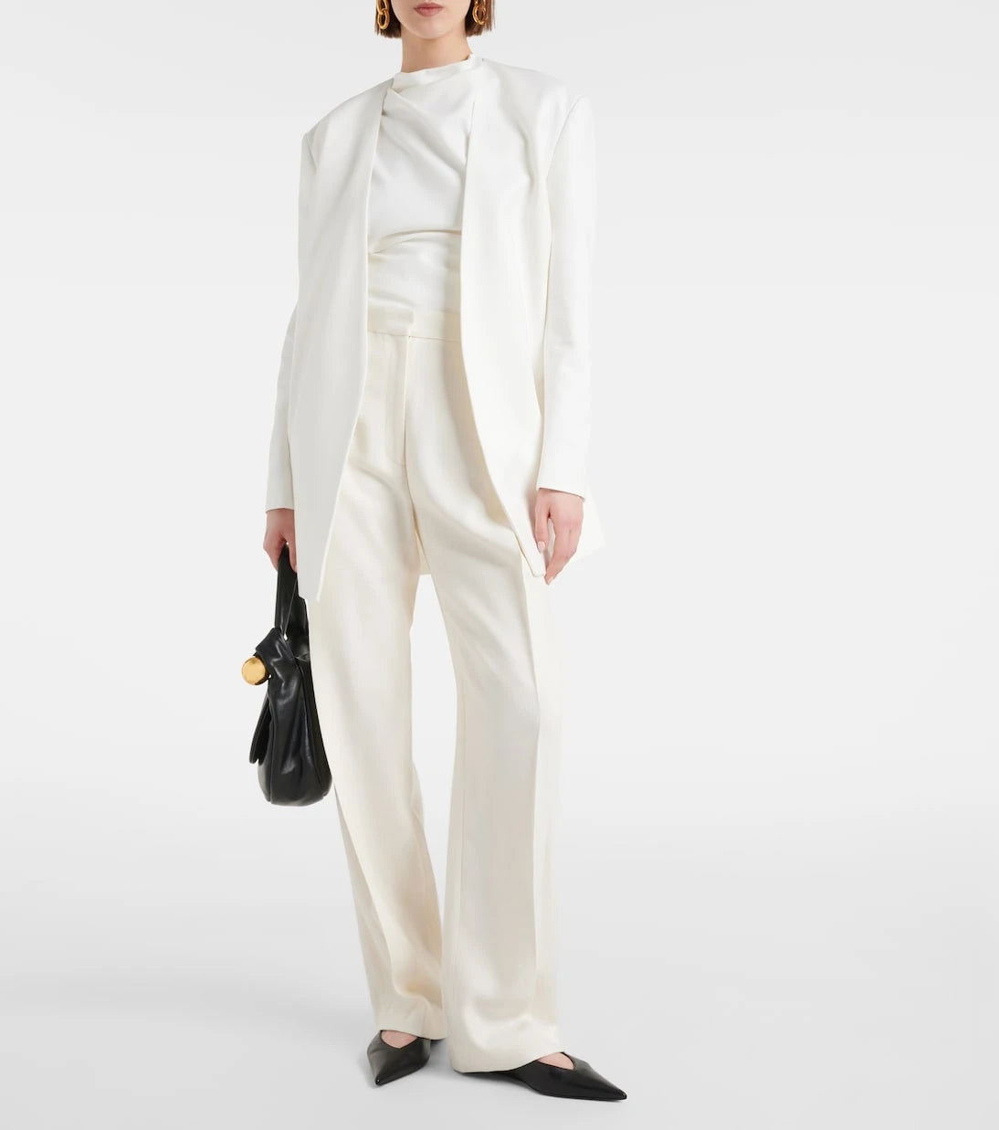 Tove - Gabrielle crêpe wide-leg pants