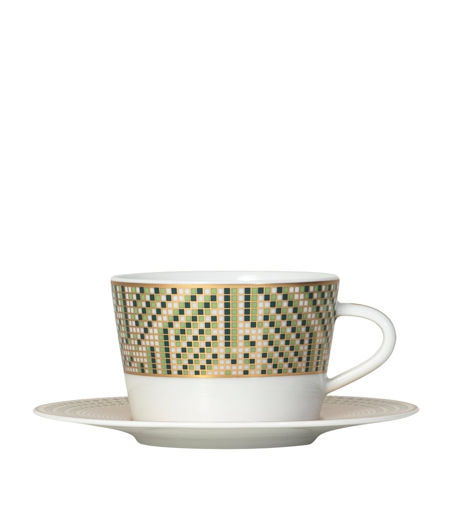 Bernardaud Porcelain Teacup and Saucer