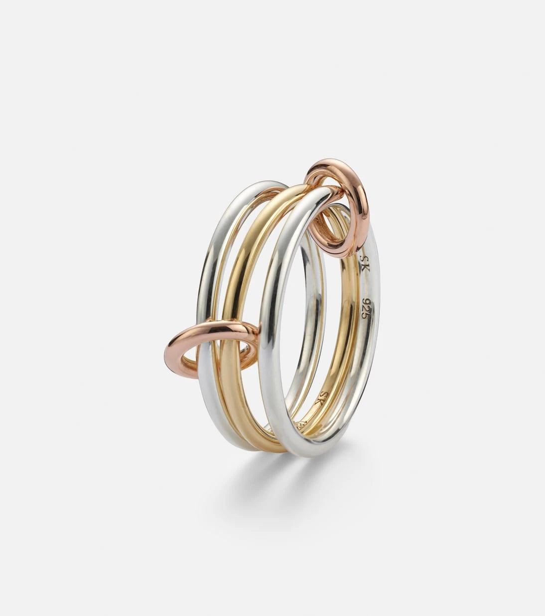 Spinelli Kilcollin - Solarium 18kt gold and sterling silver ring