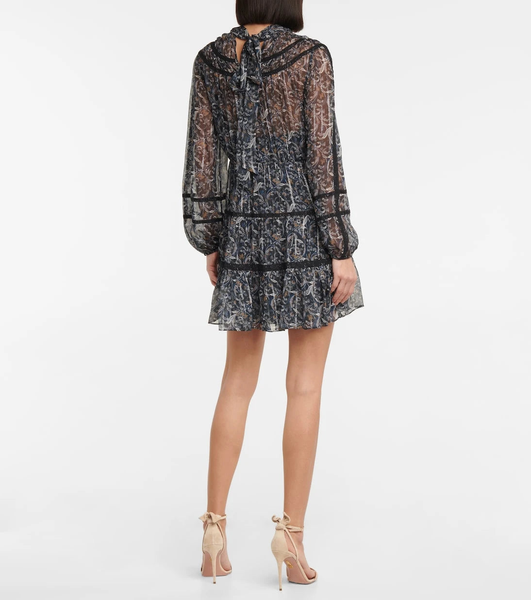 Veronica Beard - Rahla silk-blend mini dress