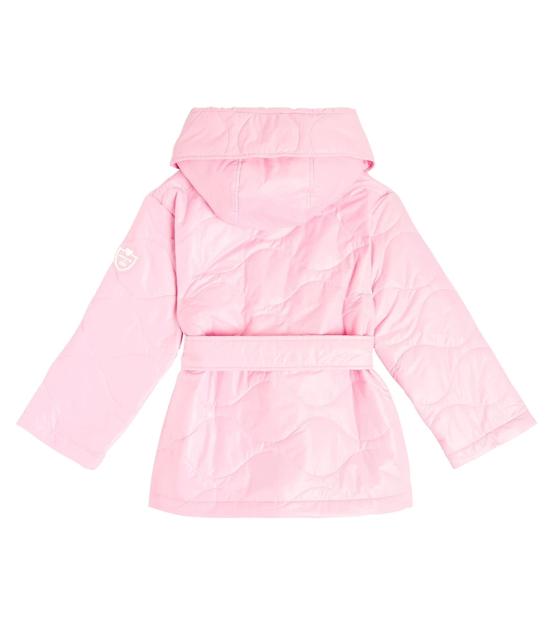 Monnalisa - Quilted bow-detail parka