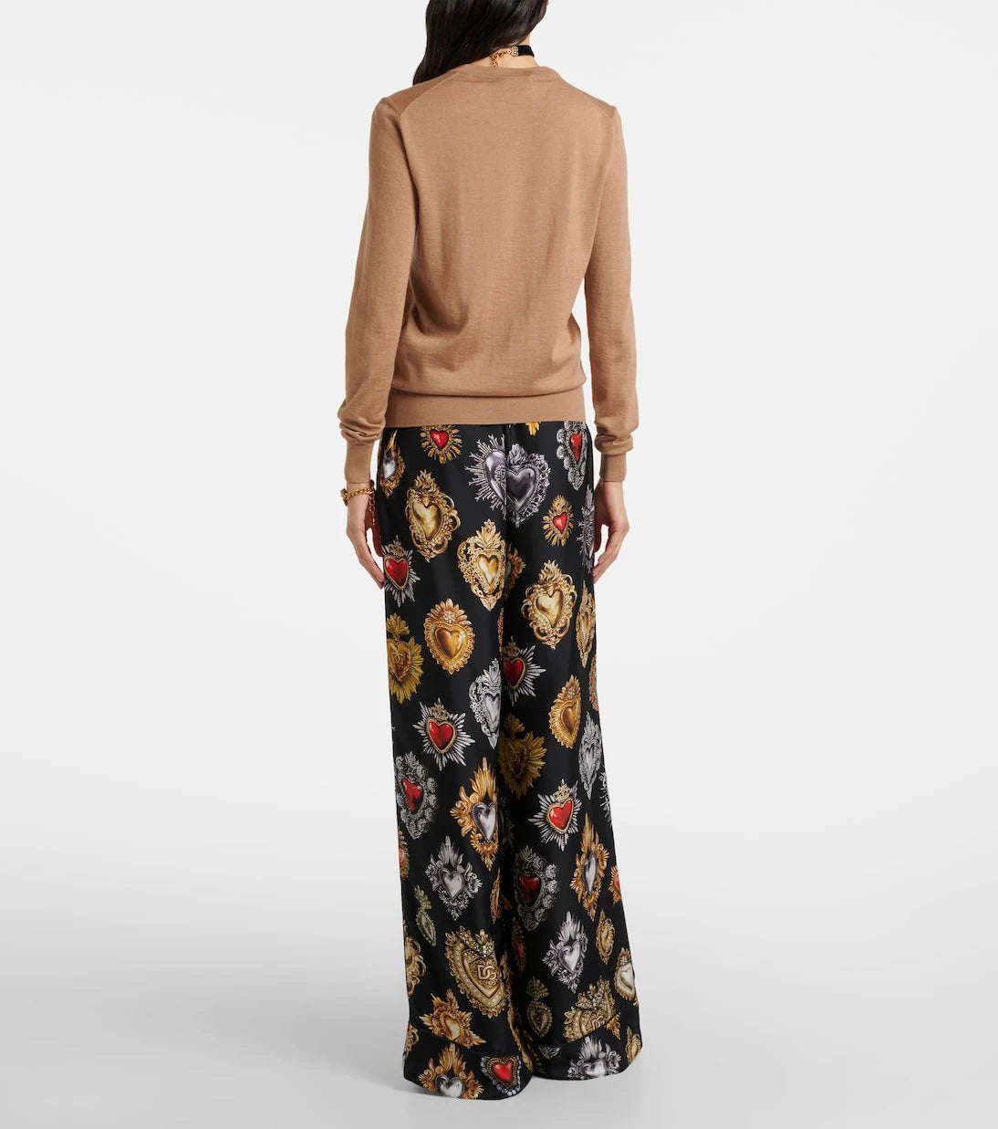 Dolce&Gabbana - كنزة صوف وكشمير DG