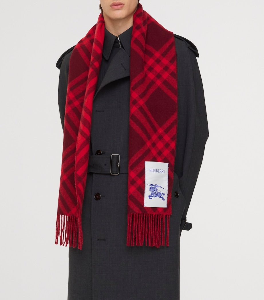 Burberry Cashmere Check Scarf