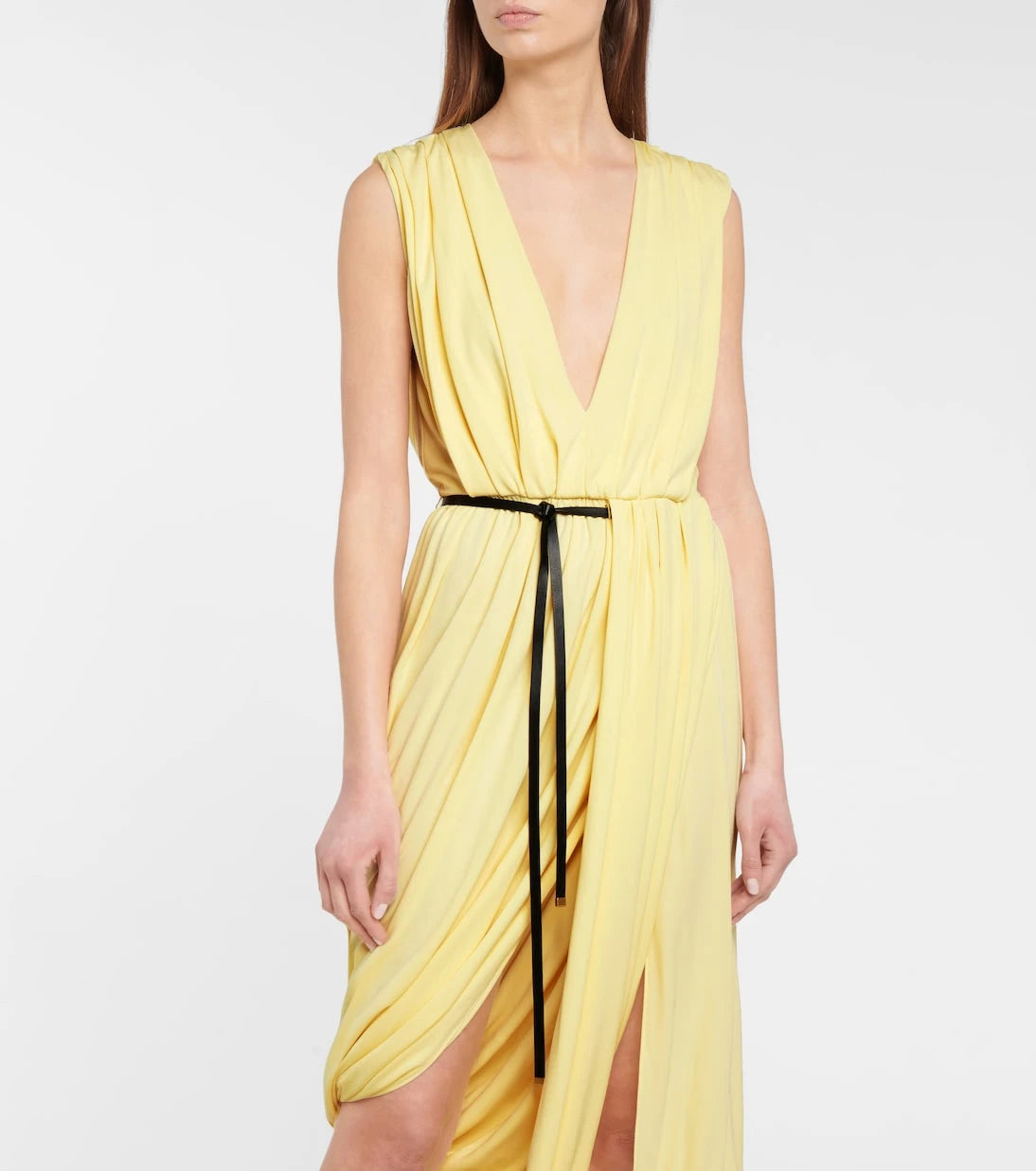 Altuzarra - Calla belted jersey midi dress