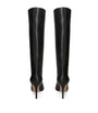 Gianvito Rossi Black Leather Hansen Knee-High Boots 85