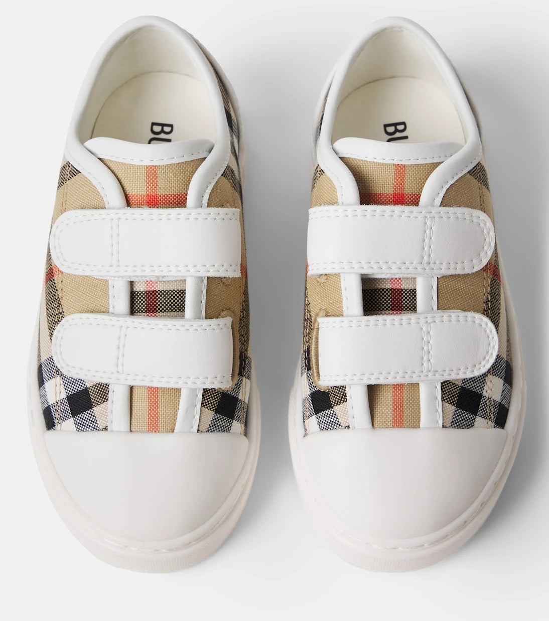 Burberry Kids - Burberry Check canvas sneakers