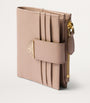 Prada Nude Saffiano Leather Bifold Card Holder