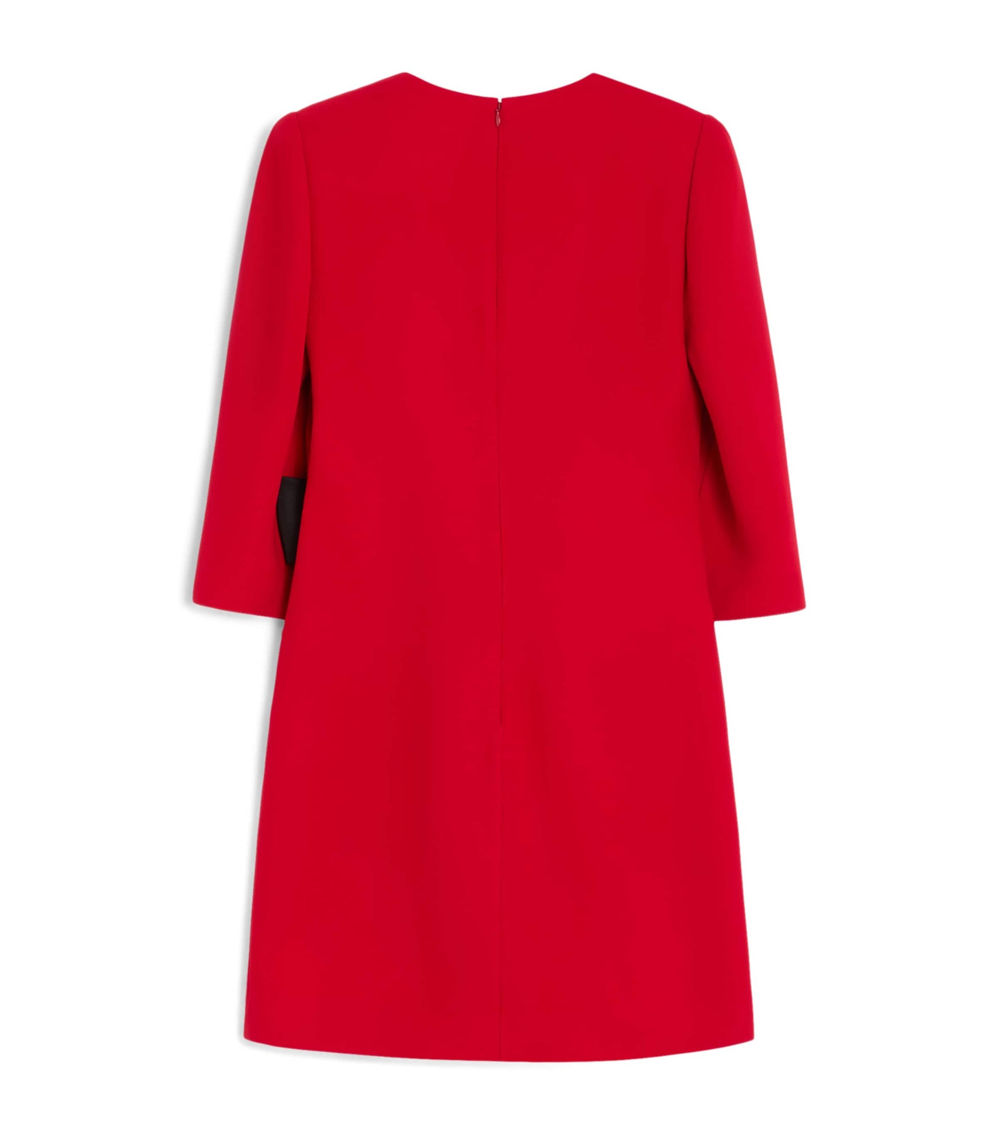 Valentino Red Silk Bow-Detail Mini Dress