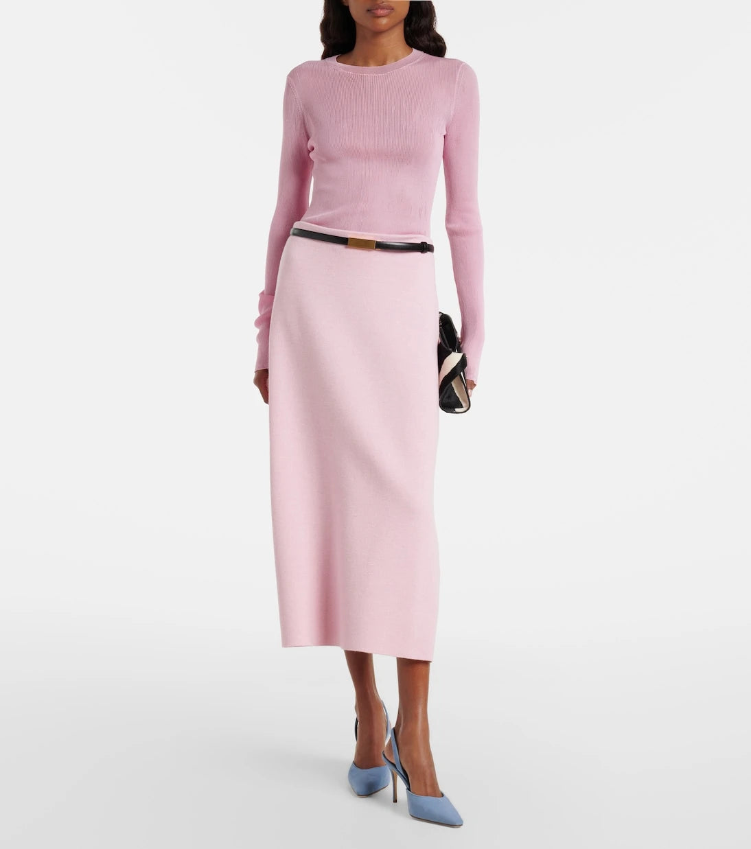 Manolo Blahnik - Borelapla suede slingback pumps