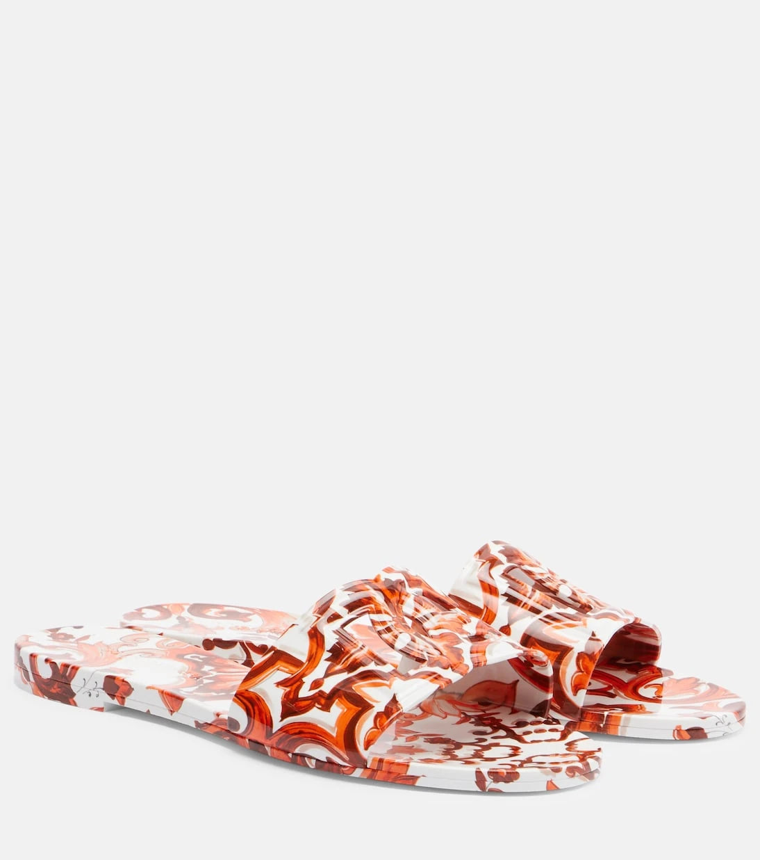 Dolce&Gabbana - Majolica DG rubber slides