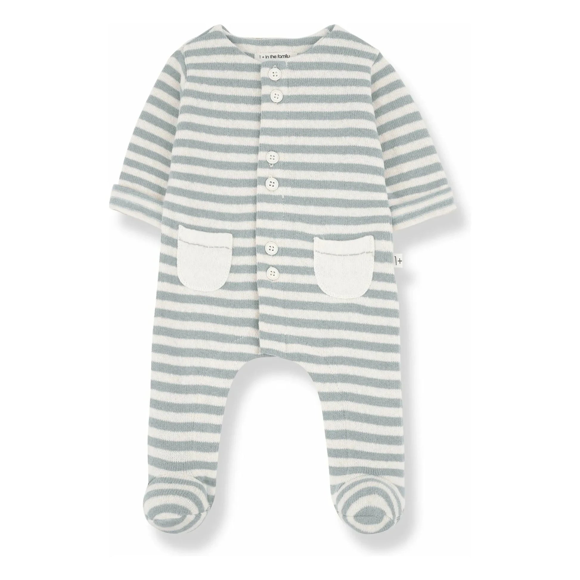 1+ in the family - Milo pyjamas | Grey blue