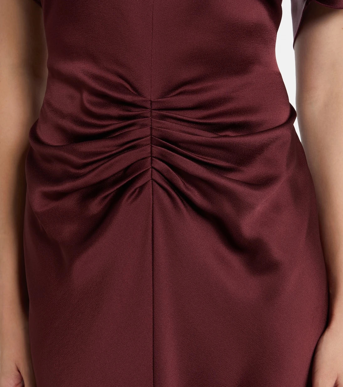 Victoria Beckham - Gathered jersey maxi dress
