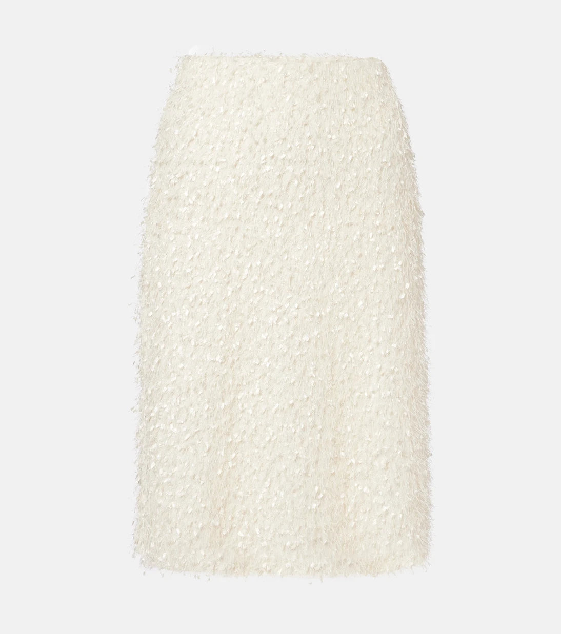 Vince - Fringed midi skirt