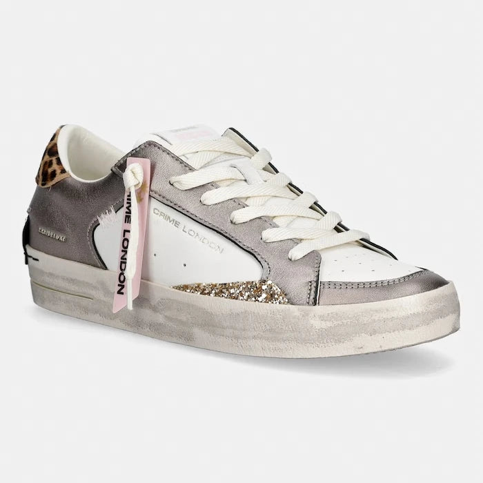 Crime London SK8 DELUXE маратонки дамски от кожа