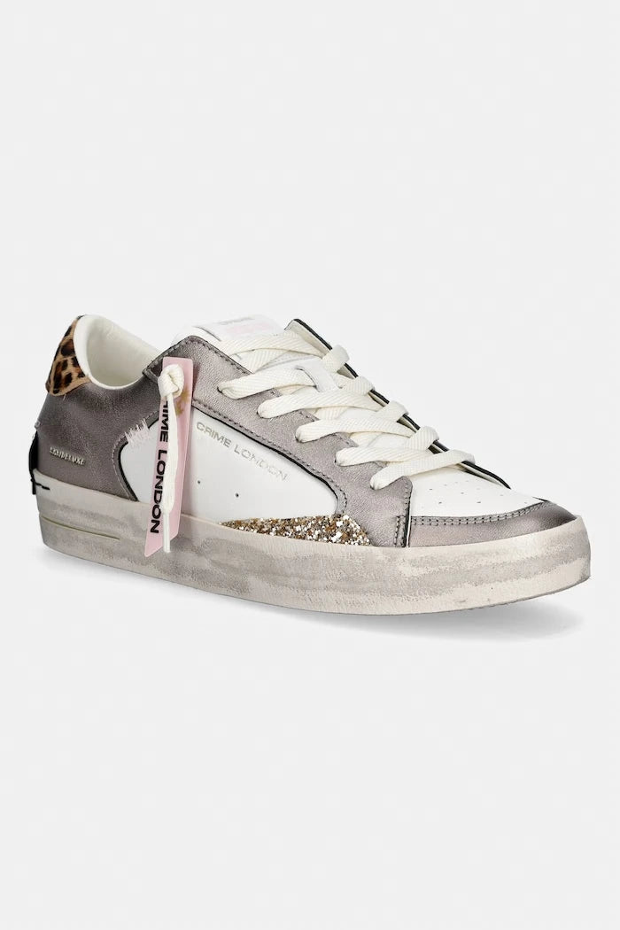 Crime London SK8 DELUXE маратонки дамски от кожа