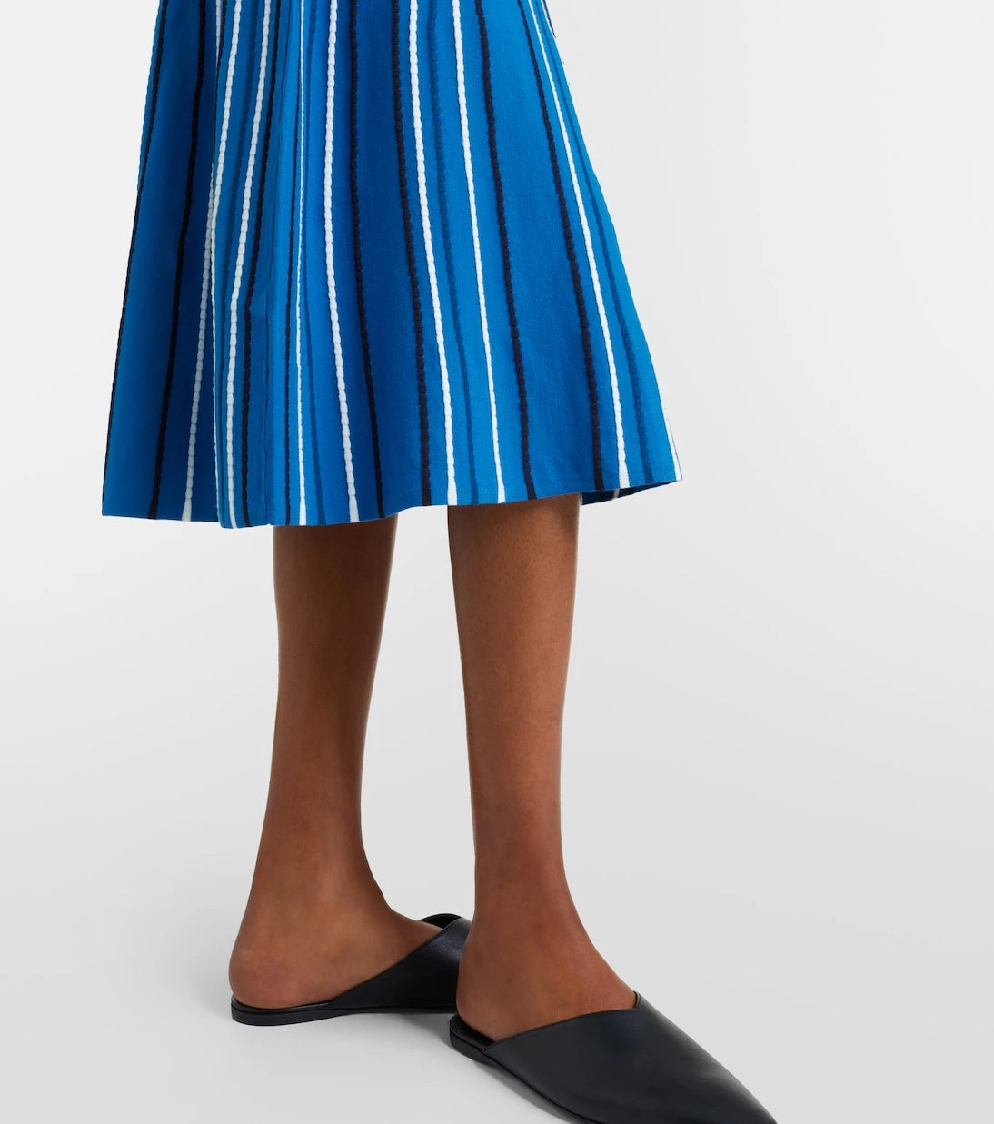 Max Mara - Striped knitted midi dress