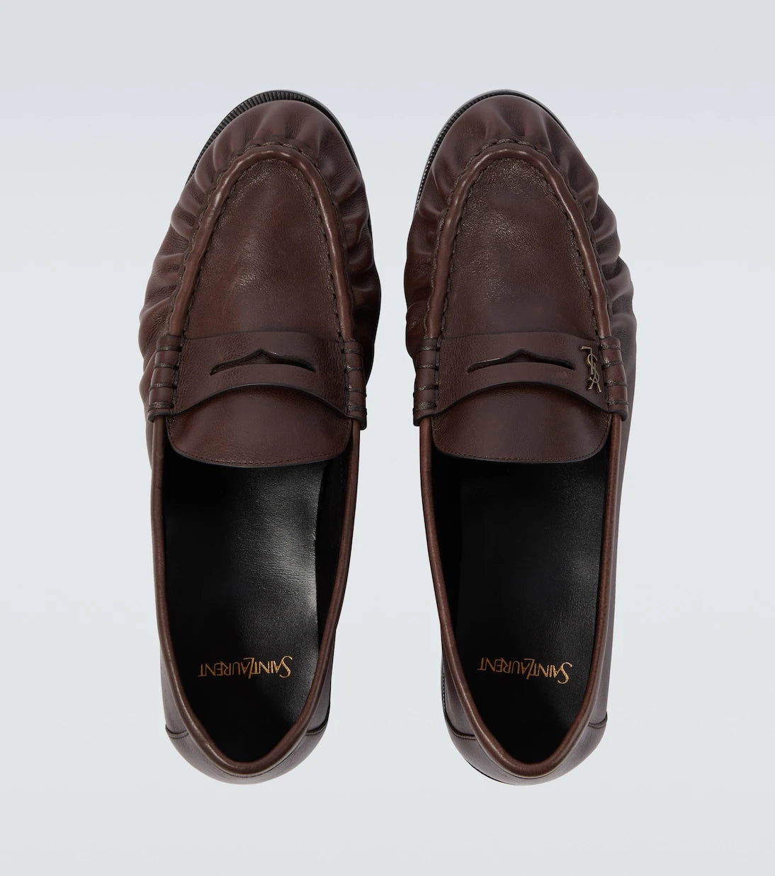 Saint Laurent - Le Loafer Supple leather penny loafers