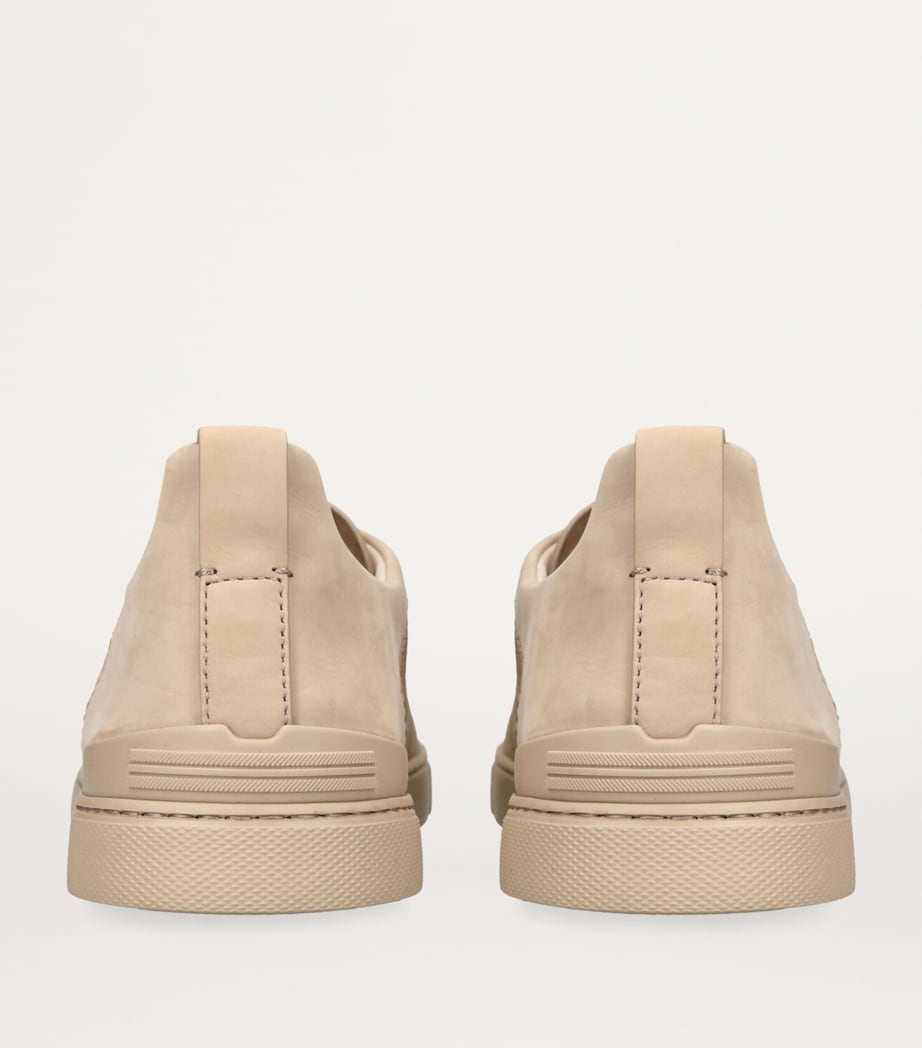 Crocodile Leather Triple Stitch SECONDSKIN Sneakers