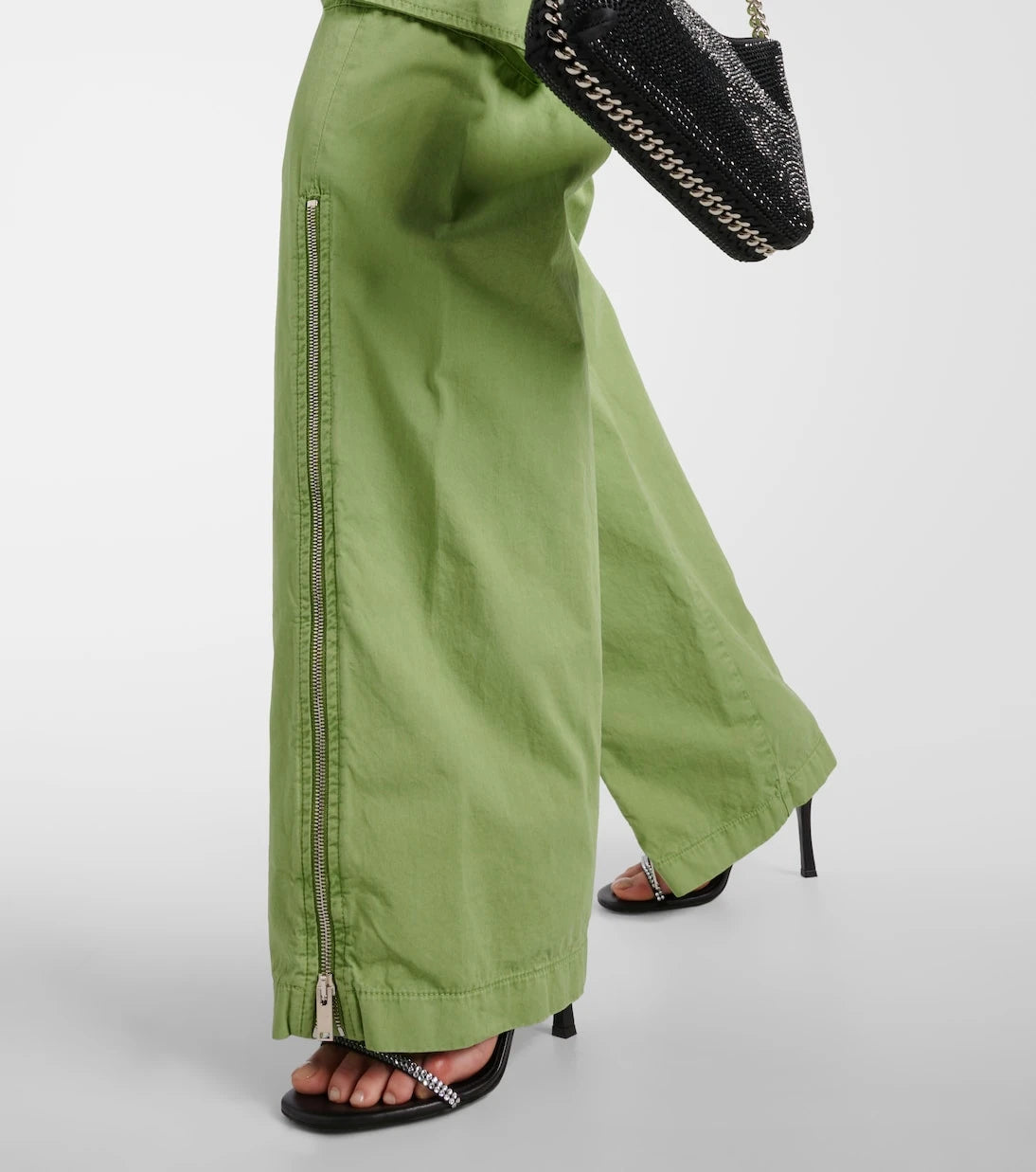Stella McCartney - Mid-rise cotton cargo pants