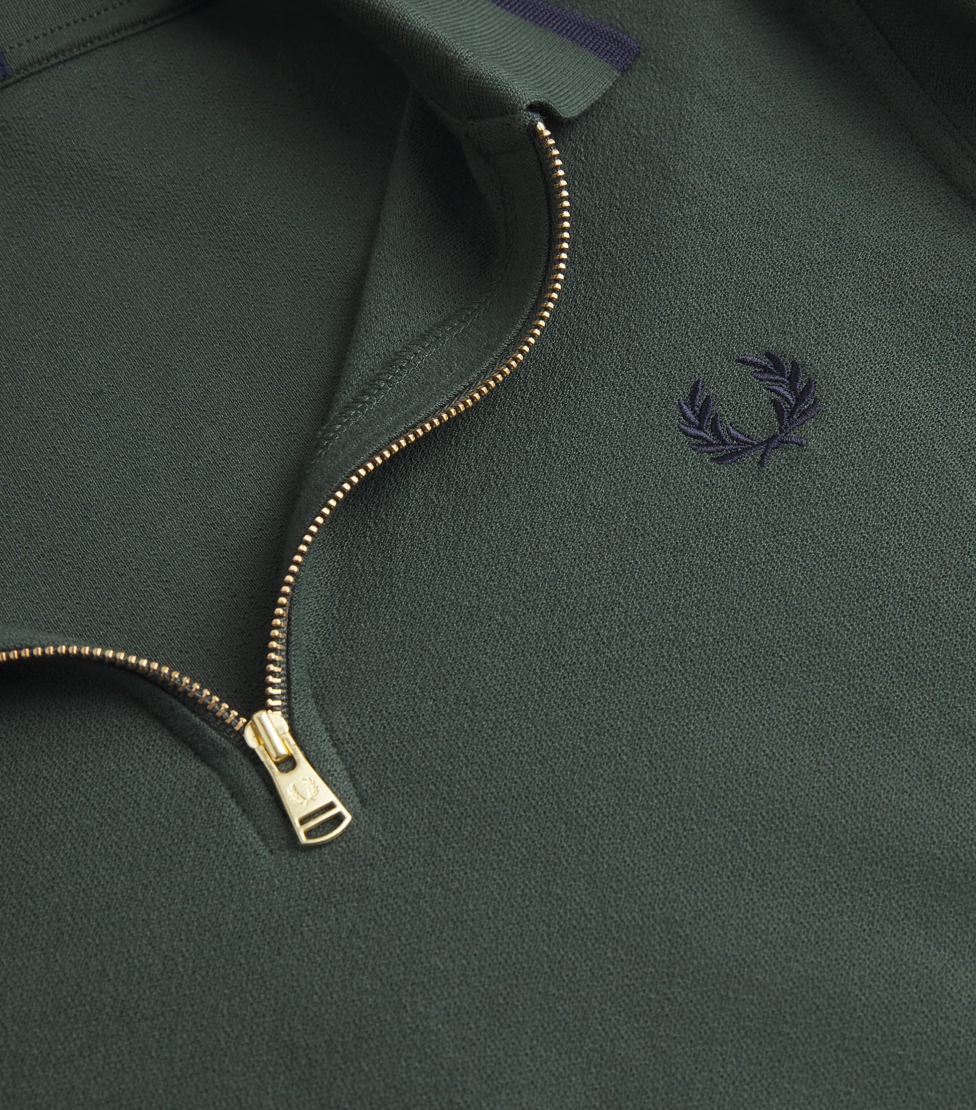 Cotton Crepe Piqué Polo Shirt