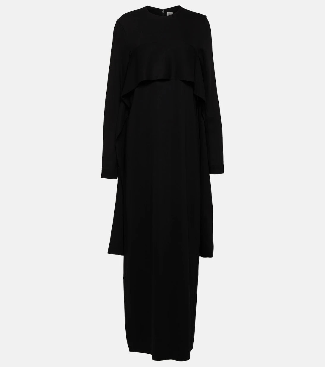 Toteme - Draped cady maxi dress
