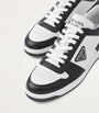 Prada Leather Downtown Sneakers