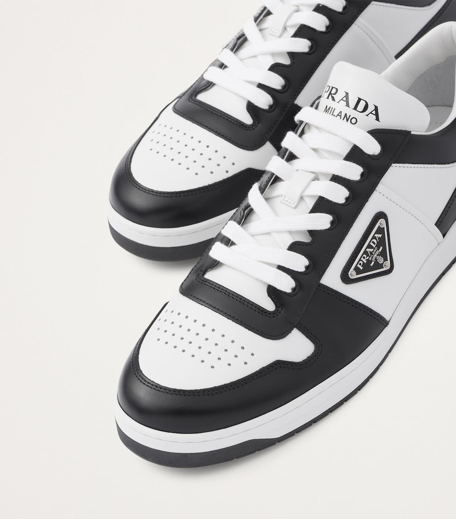 Prada Leather Downtown Sneakers