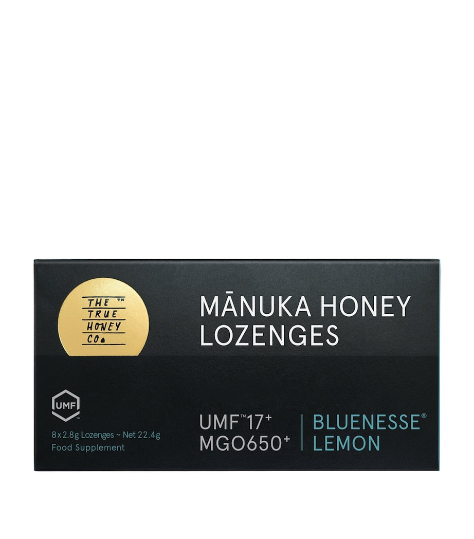 Mānuka Honey Lozenges with Bluenesse and Lemon (8 Capsules)