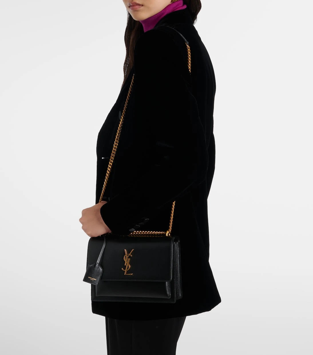 Saint Laurent - Sunset Medium leather shoulder bag