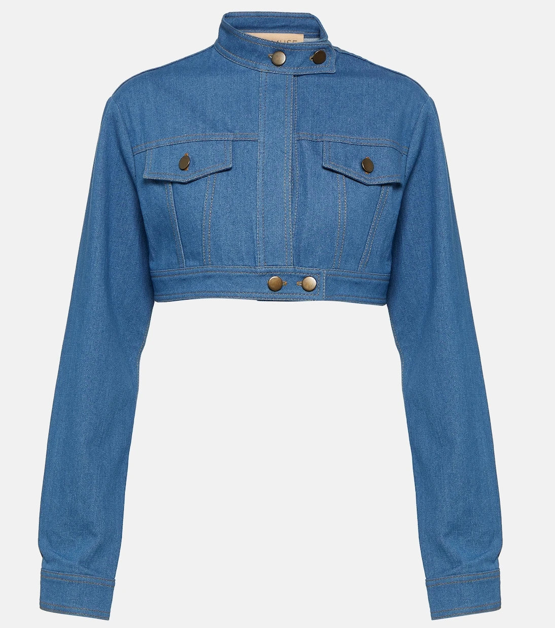 Aya Muse - Pilla cropped denim jacket