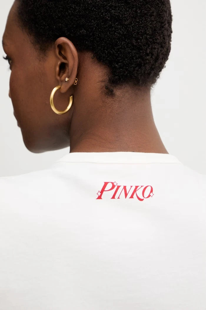 Памучна тениска Pinko