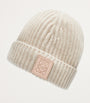 Beige Cashmere Beanie