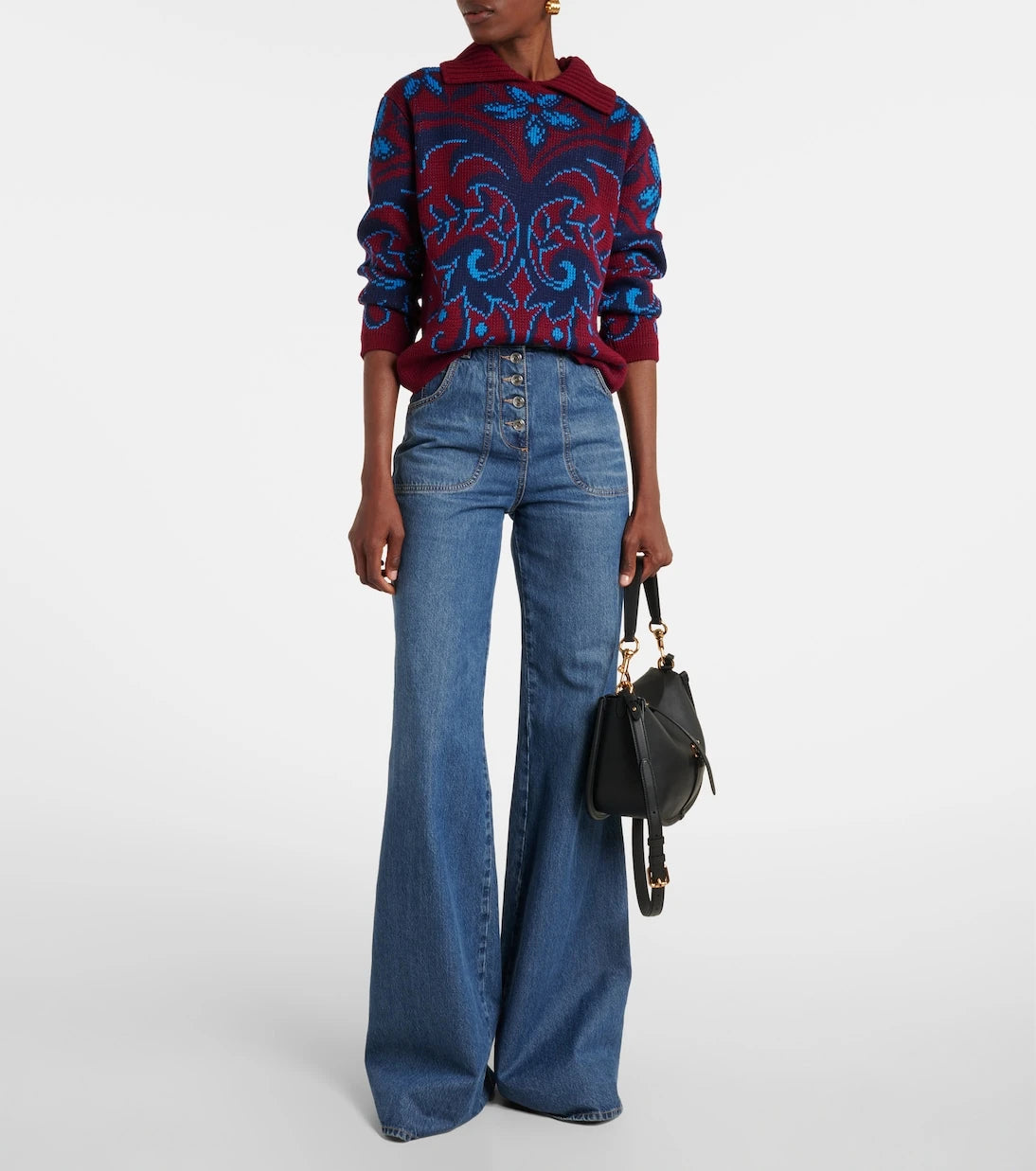 Etro - Small leather tote bag