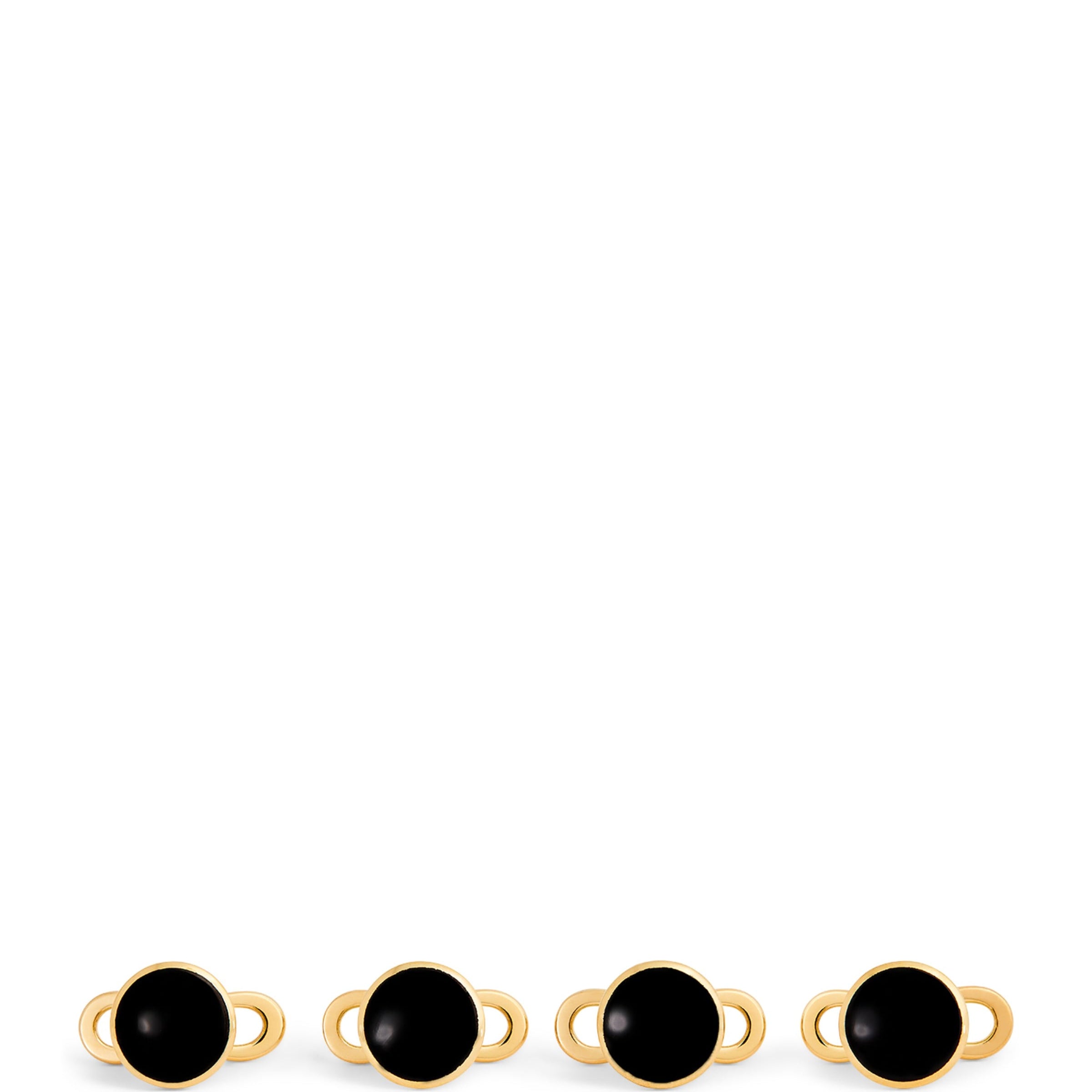 Yellow Gold and Onyx Cufflinks