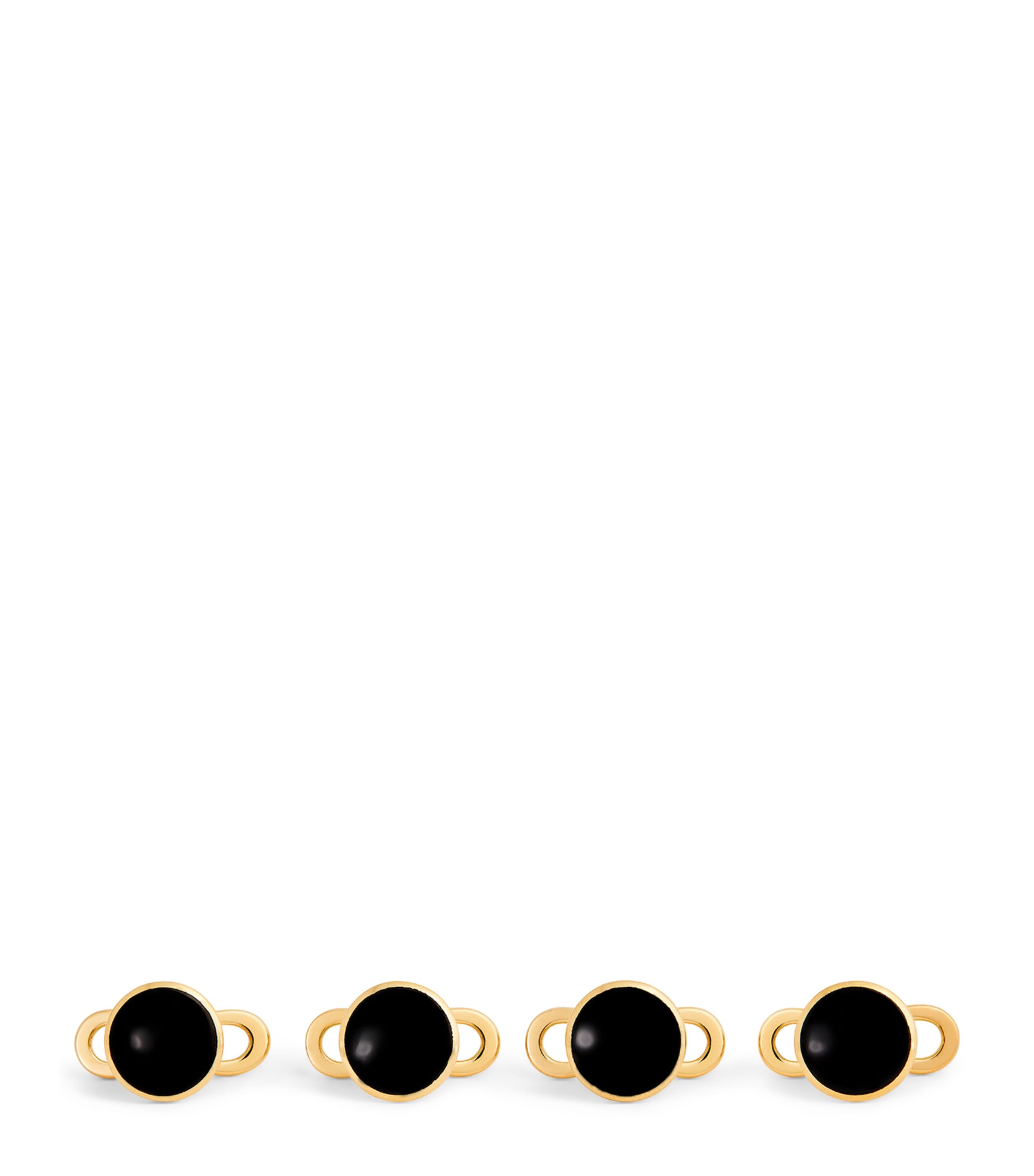 Yellow Gold and Onyx Cufflinks