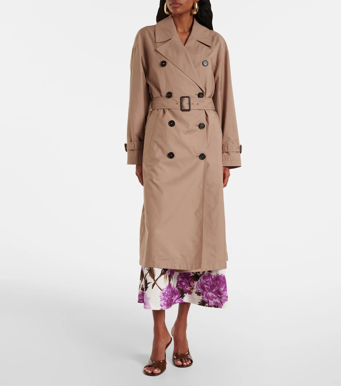Max Mara - Fiorito cotton-blend twill trench coat