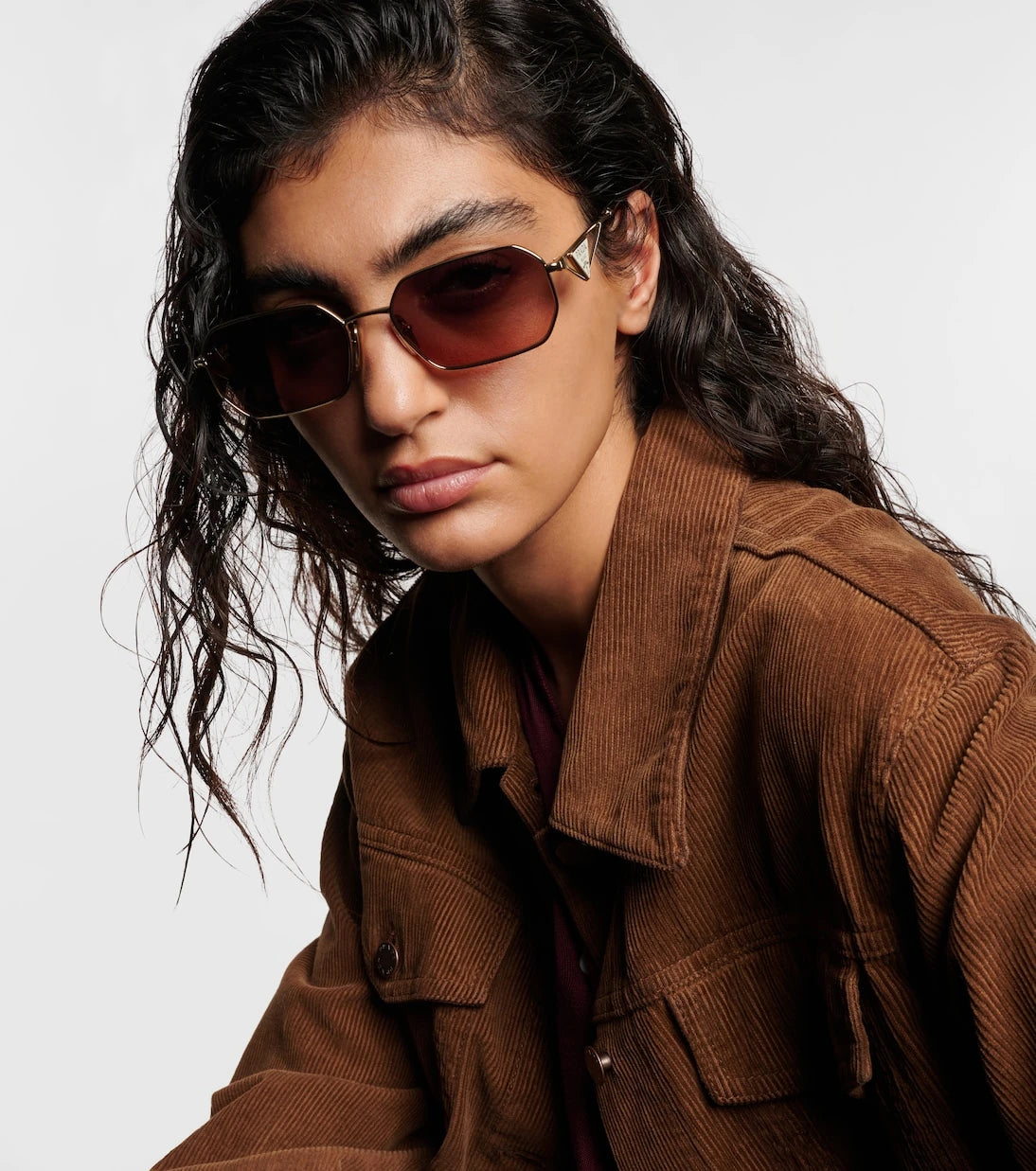 Prada - Symbole square sunglasses