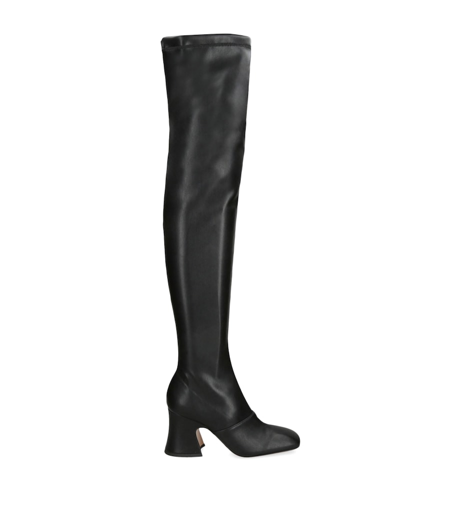 Leather Janis Over-The-Knee Boots 85