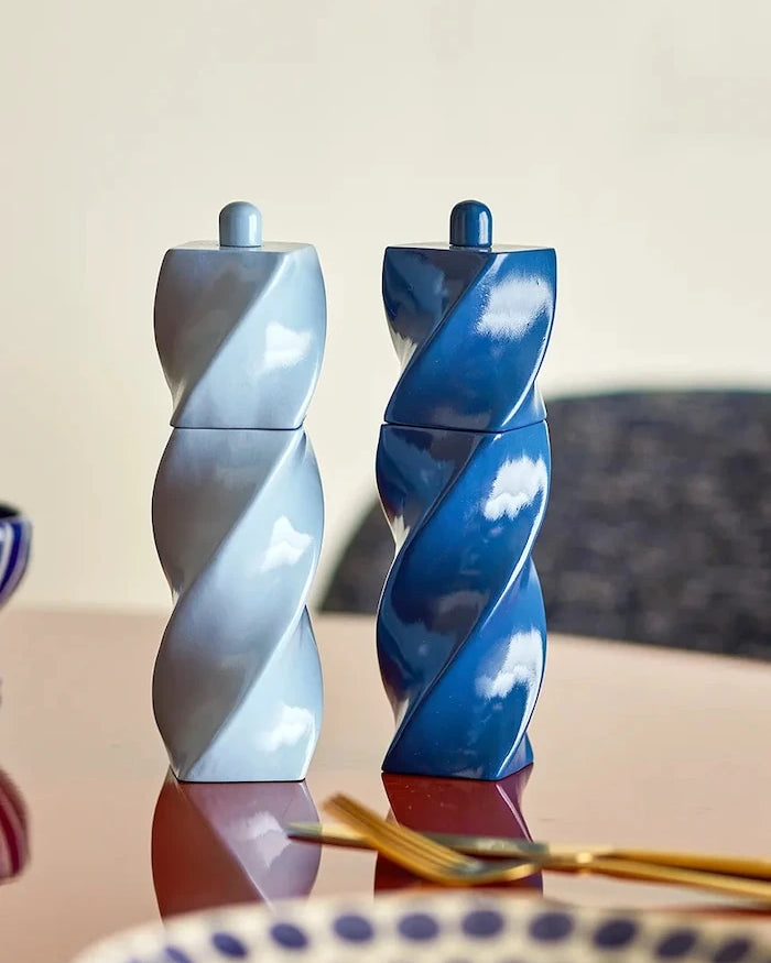 Bloomingville Riley 18,5 cm Tuz ve Karabiber Değirmenleri