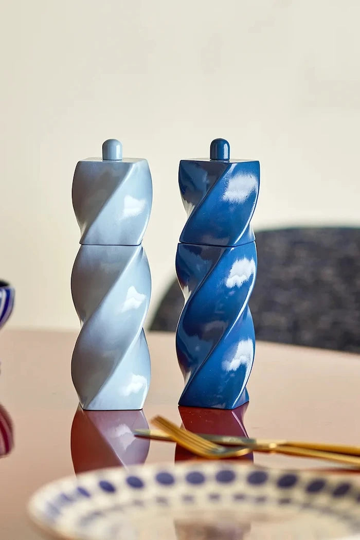 Bloomingville Riley 18,5 cm Tuz ve Karabiber Değirmenleri