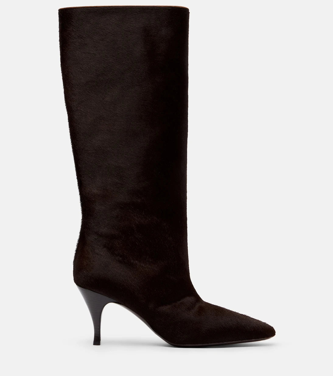 Herbert Levine - Silhouette suede knee-high boots