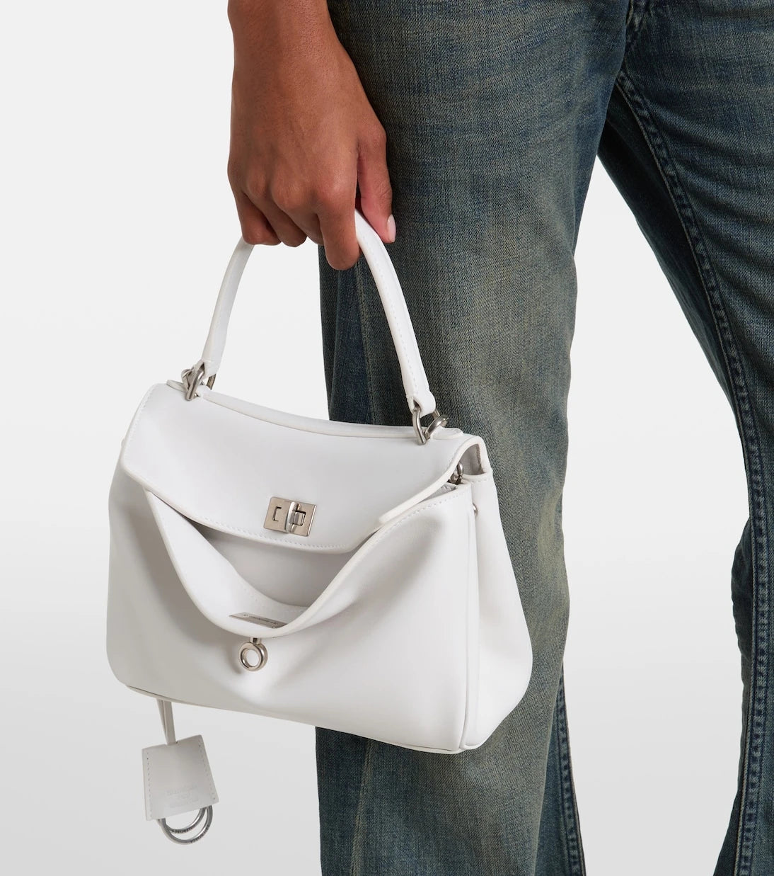 Balenciaga - Rodeo Mini leather tote bag