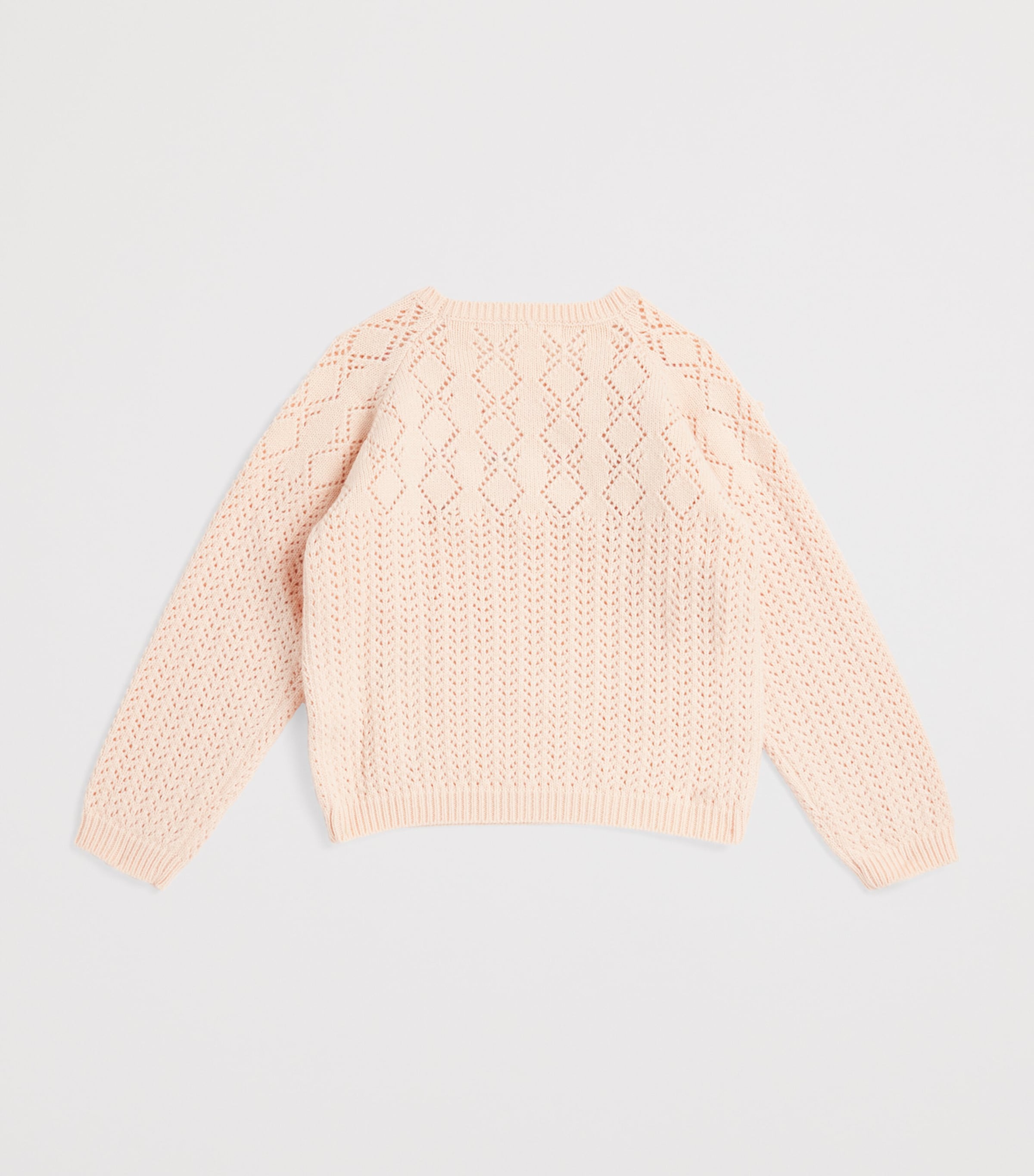 Pointelle Floral Vakita Sweater (4-12 Years)