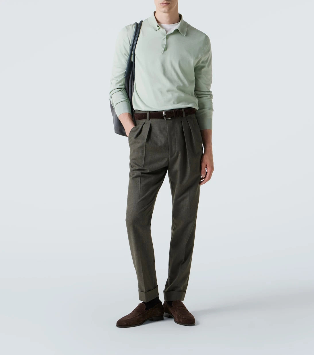 Loro Piana - قميص بولو قطني