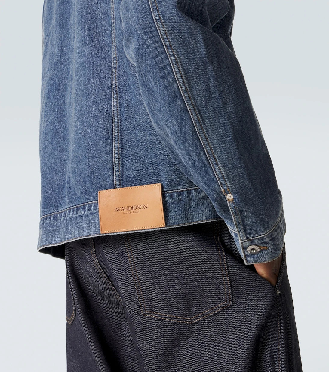 JW Anderson - Corduroy-trimmed denim jacket
