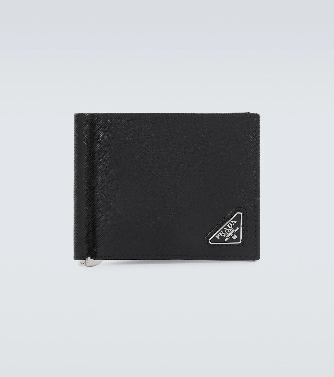 Prada - Saffiano metal money clip wallet