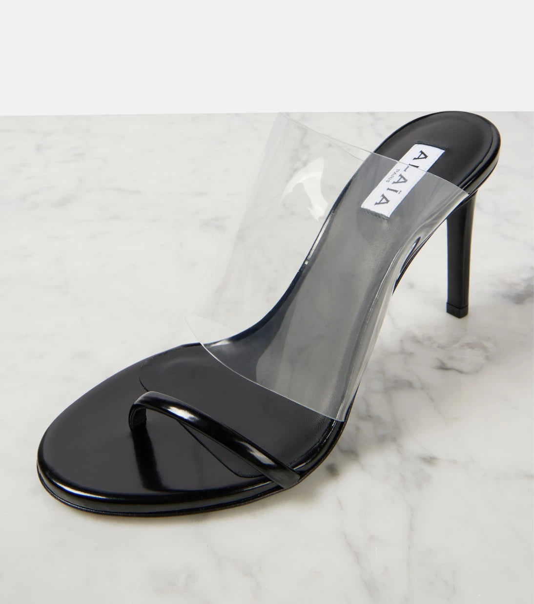 Alaïa - Plexi 90 leather & PU sandals