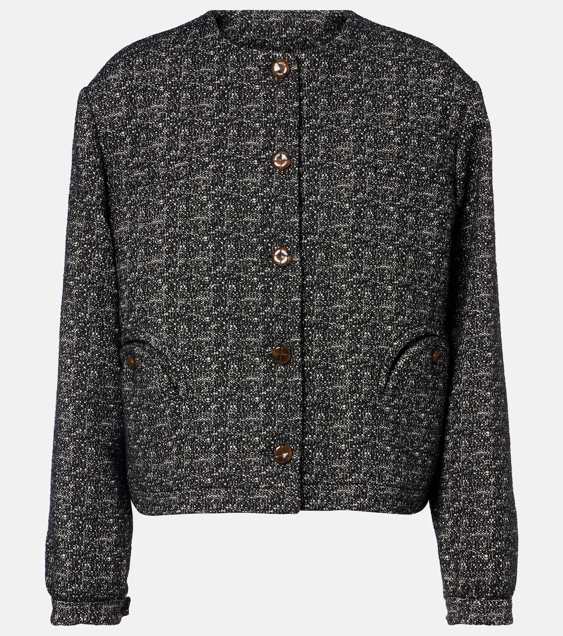 Blazé Milano - Antalya mélange cotton-blend jacket