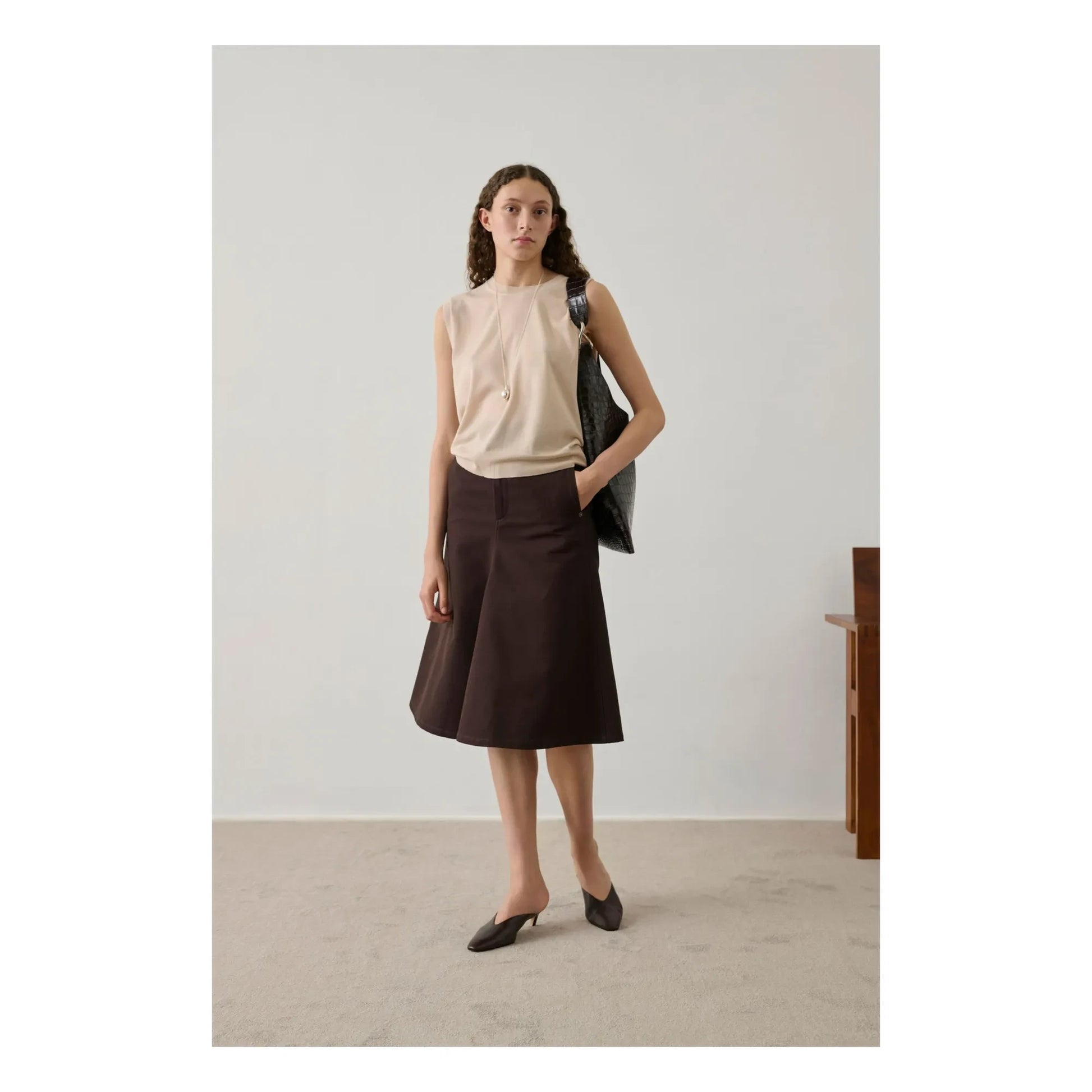 Soeur - Fergie Sleeveless Sweater | Powder pink